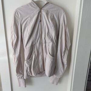 lululemon athletica Light Pink Bomber Jacket